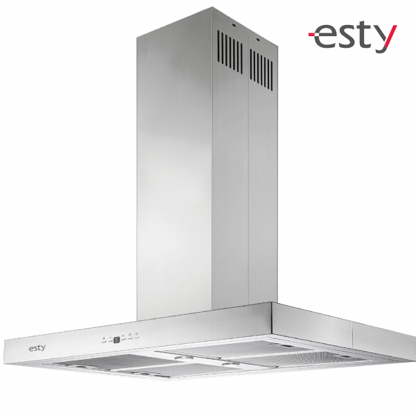 Esty 4110 Inox Dijital Ekran Ada Tipi Davlumbaz