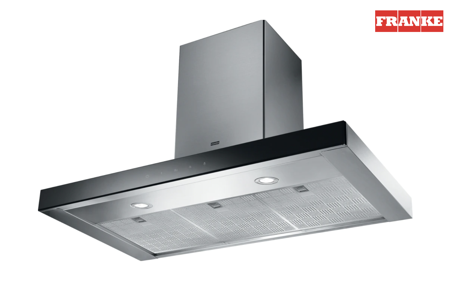 Franke Mythos Fcr 925 Tc Bk/Xs Ng Siyah/Inox Davlumbaz