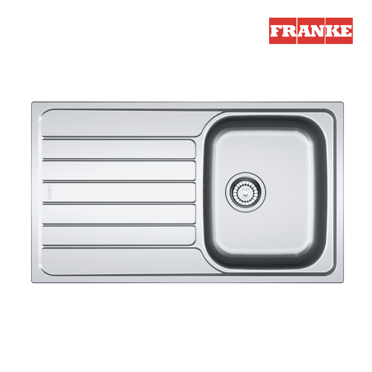 Franke Spark SKX 611 İnox Tezgah Üstü Sol Damlalıklı Paslanmaz Çelik Evye