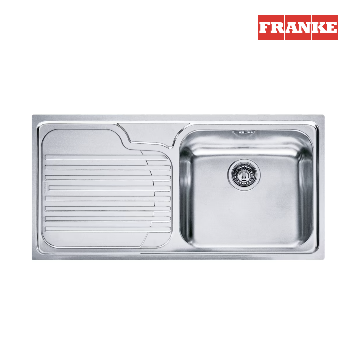 Franke Galassia Gax 611 Tek Gözlü Sol Damlalıklı Çelik Eviye