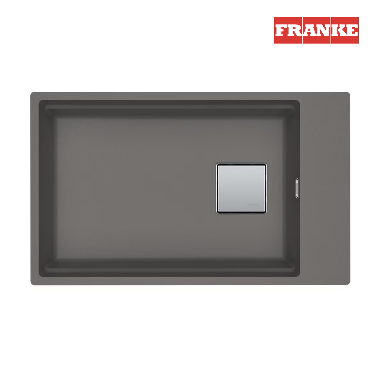 Franke Kubus 2 Kng 110-62 Stone Gri Granit Eviye