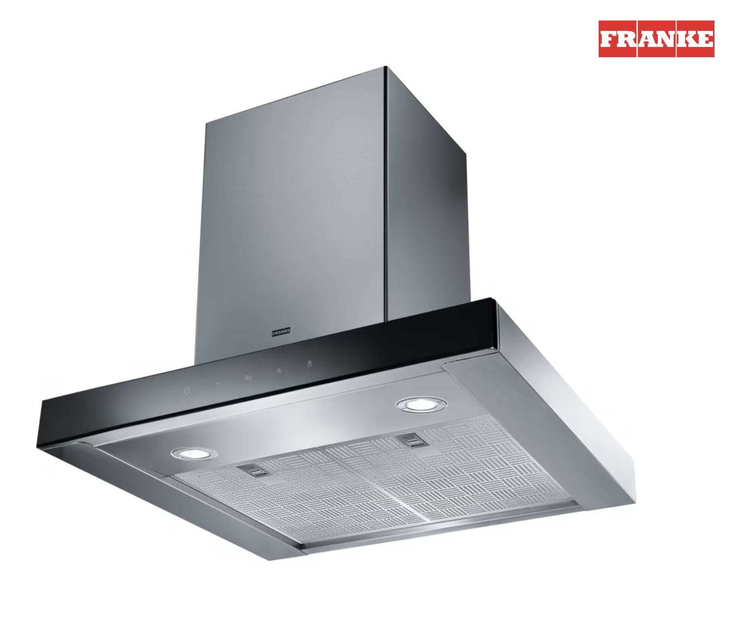 Franke Mythos Fcr 625 Tc Bk/Xs Ng Siyah/Inox Davlumbaz