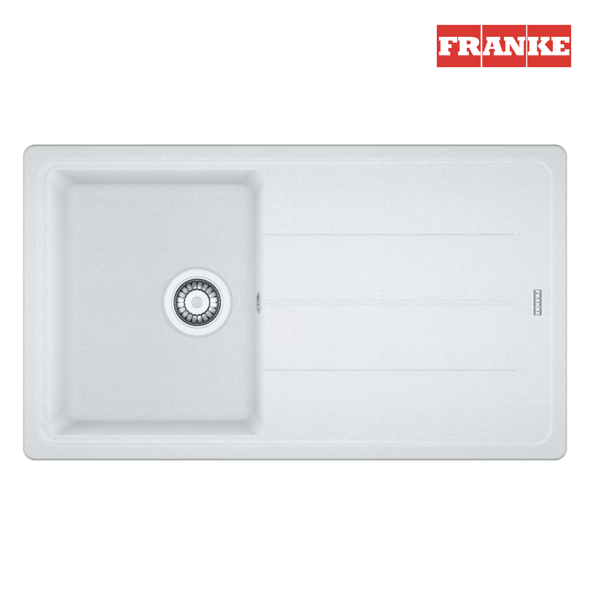 Franke Basis Bfg 611 Bianco Granit Eviye