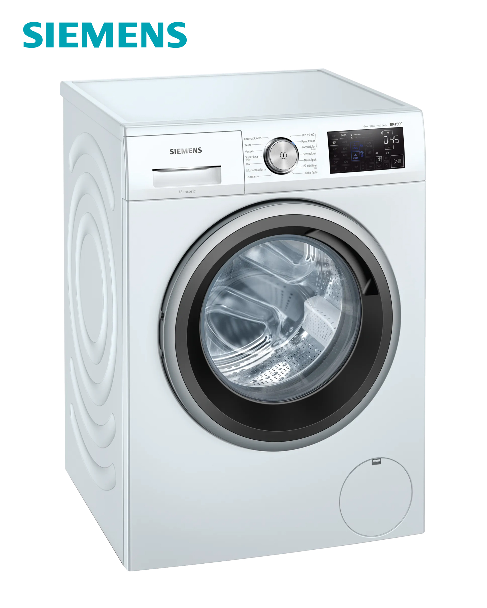 Siemens WA14LQH0TR 10 Kg 1400 Devir Home Connect Çamaşır Makinesi