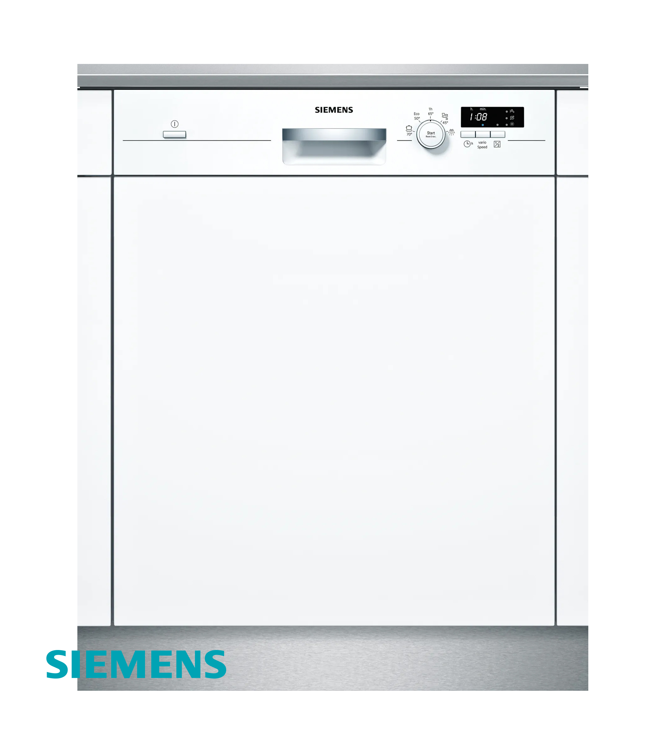 Siemens SN515W01DT 5 Programlı Beyaz Ankastre Bulaşık Makinesi