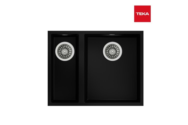 Teka Square 560 Tg Black Granit Eviye