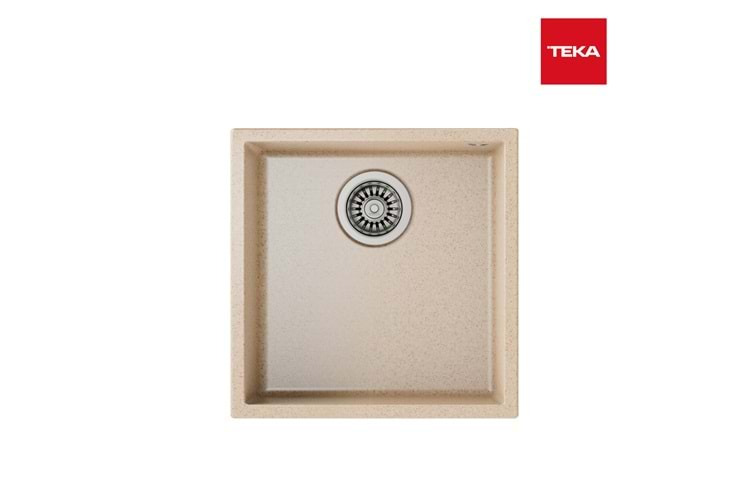 Teka Square 40.40 Tg Avena Beige Granit Eviye