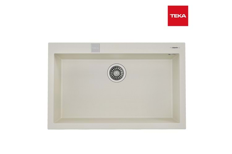 Teka Square 72.40 Tg Bright Cream Granit Eviye