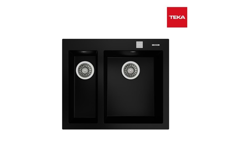 Teka Forsquare 590 Tg Black Granit Eviye