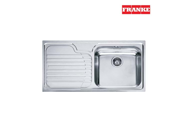 Franke Galassia Gax 611 Tek Gözlü Sol Damlalıklı Çelik Eviye