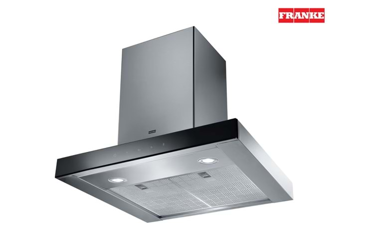 Franke Mythos Fcr 625 Tc Bk/Xs Ng Siyah/Inox Davlumbaz