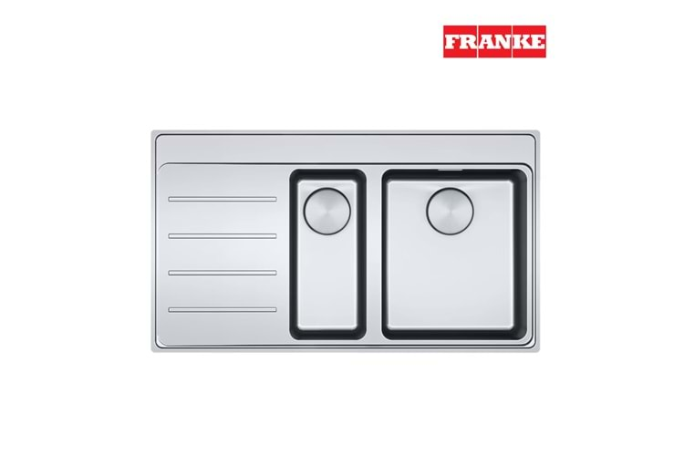 Franke Mythos Myx 251-86 3 1/2 Sol Çelik Eviye