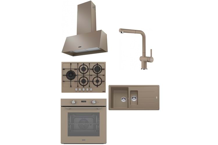 Franke Maris Oyster 5'Li Ankastre Set